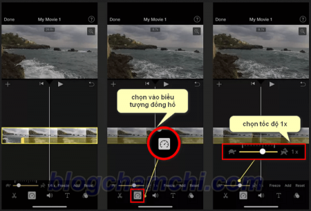Cách tua nhanh video Slow motion trên iPhone bằng ứng dụng Movie