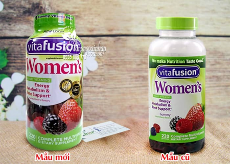 Kẹo dẻo Vitamin Vitafusion Women’s Multivitamin 220 viên cho phụ nữ 1