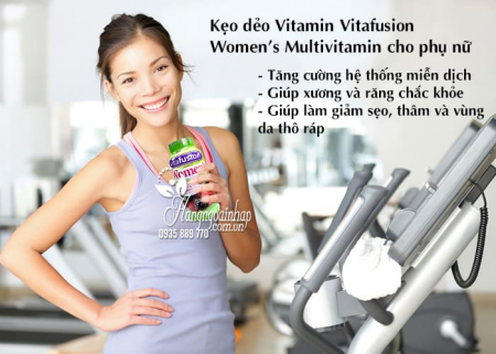 Kẹo dẻo Vitamin Vitafusion Women’s Multivitamin 220 viên cho phụ nữ 4